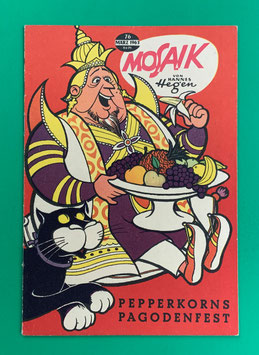 Original Mosaik Digedags Nr. 76 Pepperkorns Pagodenfest März 1963 Erfinder-Serie