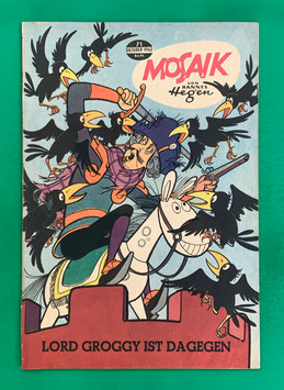 Original Mosaik der Digedags Nr. 71 Lord Groggy ist dagegen Oktober 1962 Erfinder-Serie