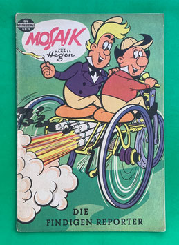 Original Mosaik der Digedags Nr. 84 Die findigen Reporter November 1963 Erfinder-Serie