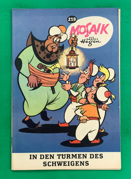 Original Mosaik der Digedags Nr. 219 In den Türmen des Schweigens Februar 1975 Orient-Serie