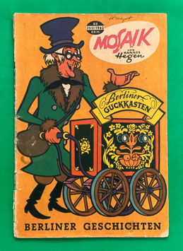 Original Mosaik der Digedags Nr. 80 Berliner Geschichten Juli 1963 Erfinder-Serie