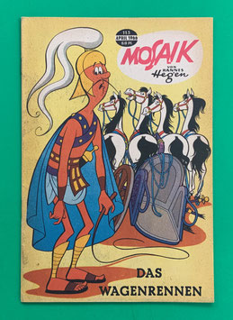 Original Mosaik Digedags Nr. 113 Das Wagenrennen April 1966 Runkel-Serie