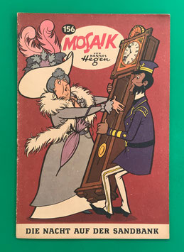 Original Mosaik der Digedags Nr. 156 Die Nacht auf der Sandbank November 1969 Amerika-Serie