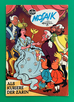 Original Mosaik Digedags Exportheft Nr. 65 Als Kuriere der Zarin April 1962 Erfinder-Serie James-Watt-Prolog