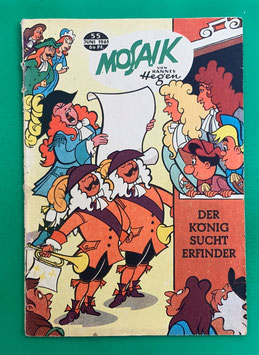 Original Mosaik der Digedags Nr. 55 Der König sucht Erfinder Juni 1961 Erfinder-Serie