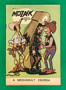 Original Mosaik Digedags Exportheft Ungarn ungarisch Mozaik Nr. 1973/7 von 1973 Amerika-Serie