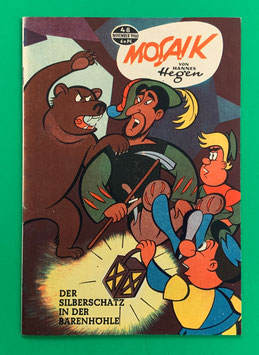 Original Mosaik Digedags Nr. 48 Der Silberschatz in der Bärenhöhle November 1960 Erfinder-Serie