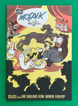 Mosaik Digedags originales Reprintheft Nr. 15 ohne Ösen aus Reprintmappe 2 neuwertiger Zustand