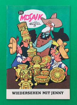 Original Mosaik Digedags Exportheft Nr. 211 Wiedersehen mit Jenny Juni 1974 Amerika-Serie Der Bürgerkrieg