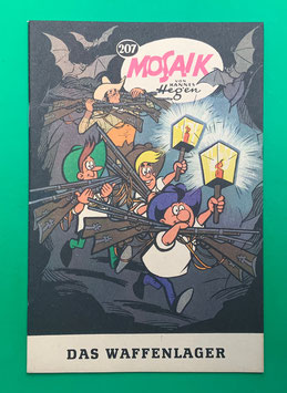 Original Mosaik Digedags Nr. 207 Das Waffenlager Februar 1974 Amerika-Serie