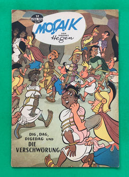 Original Mosaik der Digedags Nr. 17 Die Verschwörung April 1958 Römer-Serie