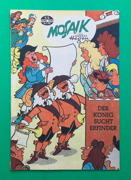 Original Mosaik der Digedags Nr. 55 Der König sucht Erfinder Juni 1961 Erfinder-Serie
