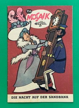 Original Mosaik der Digedags Nr. 156 Die Nacht auf der Sandbank November 1969 Amerika-Serie