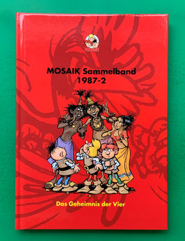 Original Mosaik Abrafaxe Hardcover Sammelband 035 Nr. 1987-2 Das Geheimnis der Vier limitiert mit signierter Grafik - verlagsseitig ausverkauft