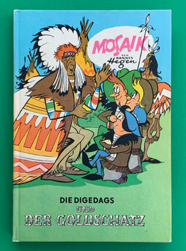 Mosaikbuch Digedags Amerika-Serie Band 7 Die Digedags und der Goldschatz 1. Auflage 1977 Export Weltkreis-Verlags-GmbH-Dortmund Nr. 188-193