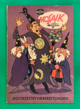 Original Mosaik der Digedags Nr. 118 Hochzeitsvorbereitungen September 1966 Runkel-Serie