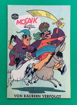 Original Mosaik der Digedags Nr. 108 Von Räubern verfolgt November 1965 Runkel-Serie