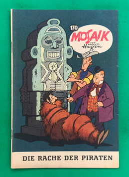 Original Mosaik der Digedags Nr. 170 Die Rache der Piraten Januar 1971 Amerika-Serie