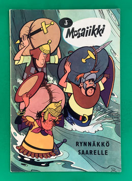 Original Mosaik der Digedags Export Finnland finnisch Mosaiikki Nr. 123 Rynnäkkö Saarelle NR. 3 1967