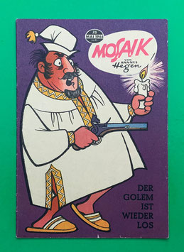 Original Mosaik der Digedags Nr. 78 Der Golem ist wieder los Mai 1963 Erfinder-Serie