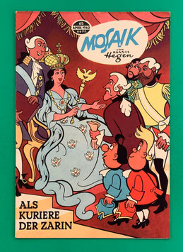 Original Mosaik der Digedags Nr. 65 Als Kuriere der Zarin April 1962 Erfinder-Serie