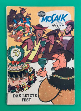 Original Mosaik der Digedags Nr. 50 Das letzte Fest Januar 1961 Erfinder-Serie