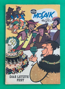 Original Mosaik der Digedags Nr. 50 Das letzte Fest Januar 1961 Erfinder-Serie
