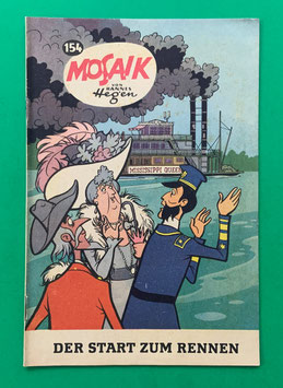 Original Mosaik der Digedags Nr. 154 Der Start zum Rennen September 1969 Amerika-Serie sammelwürdiger Zustand