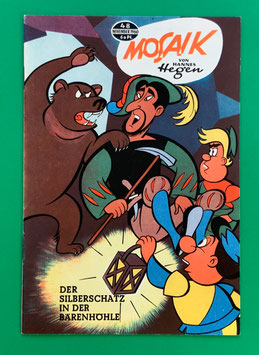 Original Mosaik Digedags Exportheft Nr. 48 Der Silberschatz in der Bärenhöhle November 1960 Erfinder-Serie Silbertal-Kapitel