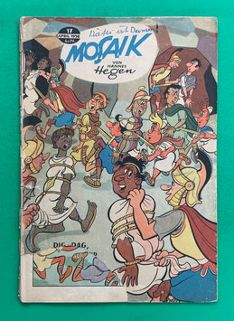 Original Mosaik der Digedags Nr. 17 Die Verschwörung April 1958 Römer-Serie