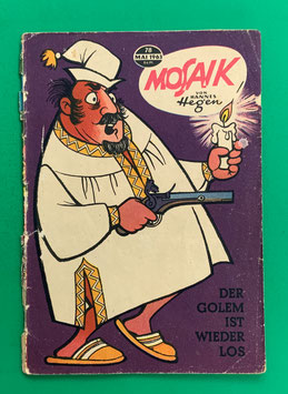 Original Mosaik der Digedags Nr. 78 Der Golem ist wieder los Mai 1963 Erfinder-Serie