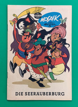 Original Mosaik der Digedags Nr. 105 Die Seeräuberburg August 1965 Runkel-Serie