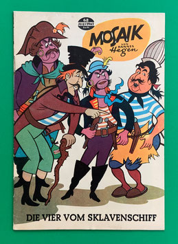 Original Mosaik Digedags Exportheft Nr. 68 Die Vier vom Sklavenschiff Juli 1962 Erfinder-Serie James-Watt-Kapitel