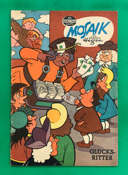 Original Mosaik der Digedags Nr. 64 Glücksritter März 1962 Erfinder-Serie