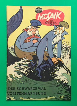 Original Mosaik der Digedags Nr. 85 Der schwarze Wal vom Fehmarnsund Dezember 1963 Erfinder-Serie