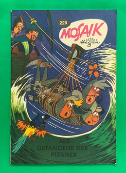 Original Mosaik der Digedags Nr. 229 Als Gefangene der Pisaner Dezember 1975 Runkel-Nachdruck