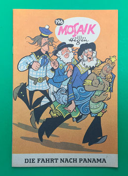 Original Mosaik Digedags Nr. 196 Die Fahrt nach Panama März 1973 Amerika-Serie