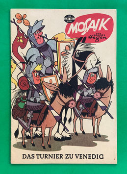 Original Mosaik der Digedags Nr. 90 Das Turnier zu Venedig Mai 1964 Runkel-Serie