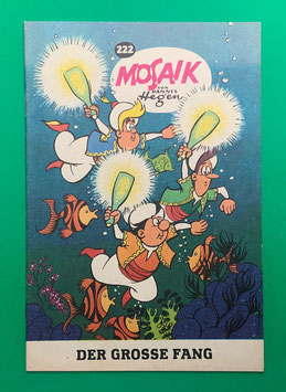 Original Mosaik Digedags Nr. 222 Der große Fang Mai 1975 Orient-Serie