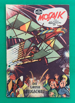 Original Mosaik der Digedags Nr. 35 Die große Flugschau 1959 Weltraum-Serie