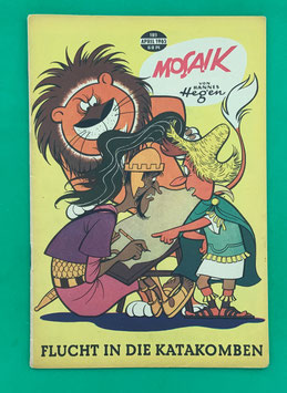 Original Mosaik der Digedags Nr. 101 Flucht in die Katakomben April 1965 Runkel-Serie