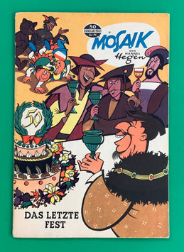 Original Mosaik der Digedags Nr. 50 Das letzte Fest Januar 1961 Erfinder-Serie