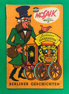 Original Mosaik der Digedags Nr. 80 Berliner Geschichten Juli 1963 Erfinder-Serie