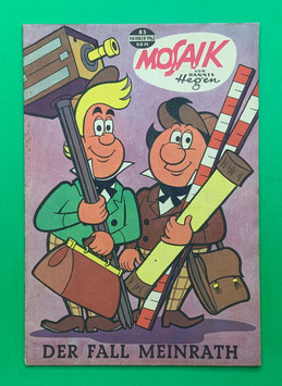 Original Mosaik Digedags Nr. 83 Der Fall Meinrath Oktober 1963 Erfinder-Serie