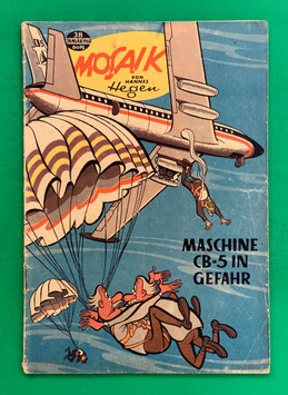 Original Mosaik der Digedags Nr. 38 Maschine CB-5 in Gefahr Januar 1960 Weltraum-Serie