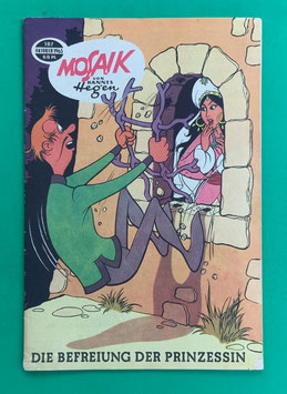 Original Mosaik der Digedags Nr. 107 Die Befreiung der Prinzessin Oktober 1965 Runkel-Serie