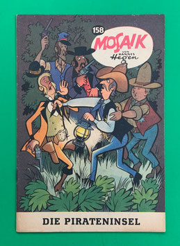 Original Mosaik Digedags Nr. 158 Die Pirateninsel Januar 1970 Amerika-Serie