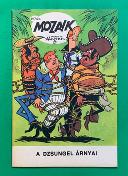 Original Mosaik Digedags Exportheft Ungarn ungarisch Mozaik Nr. 1974/3 von 1974 Amerika-Serie