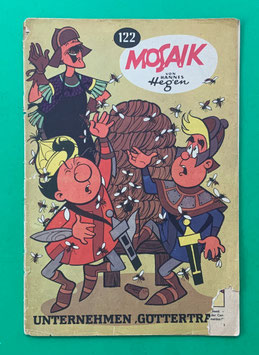 Original Mosaik der Digedags Nr. 122 Unternehmen "Göttertrank" Januar 1967 Runkel-Serie original & vollständig
