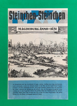 Original Mosaik Digedags Beilage Nr. 53 Magdeburg Anno-1631 April 1961 Kioskzustand